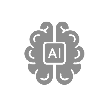 digital energy, AI and cybersecurity icon