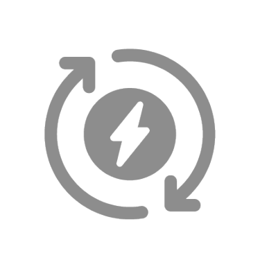 renewable power and solar energy icon